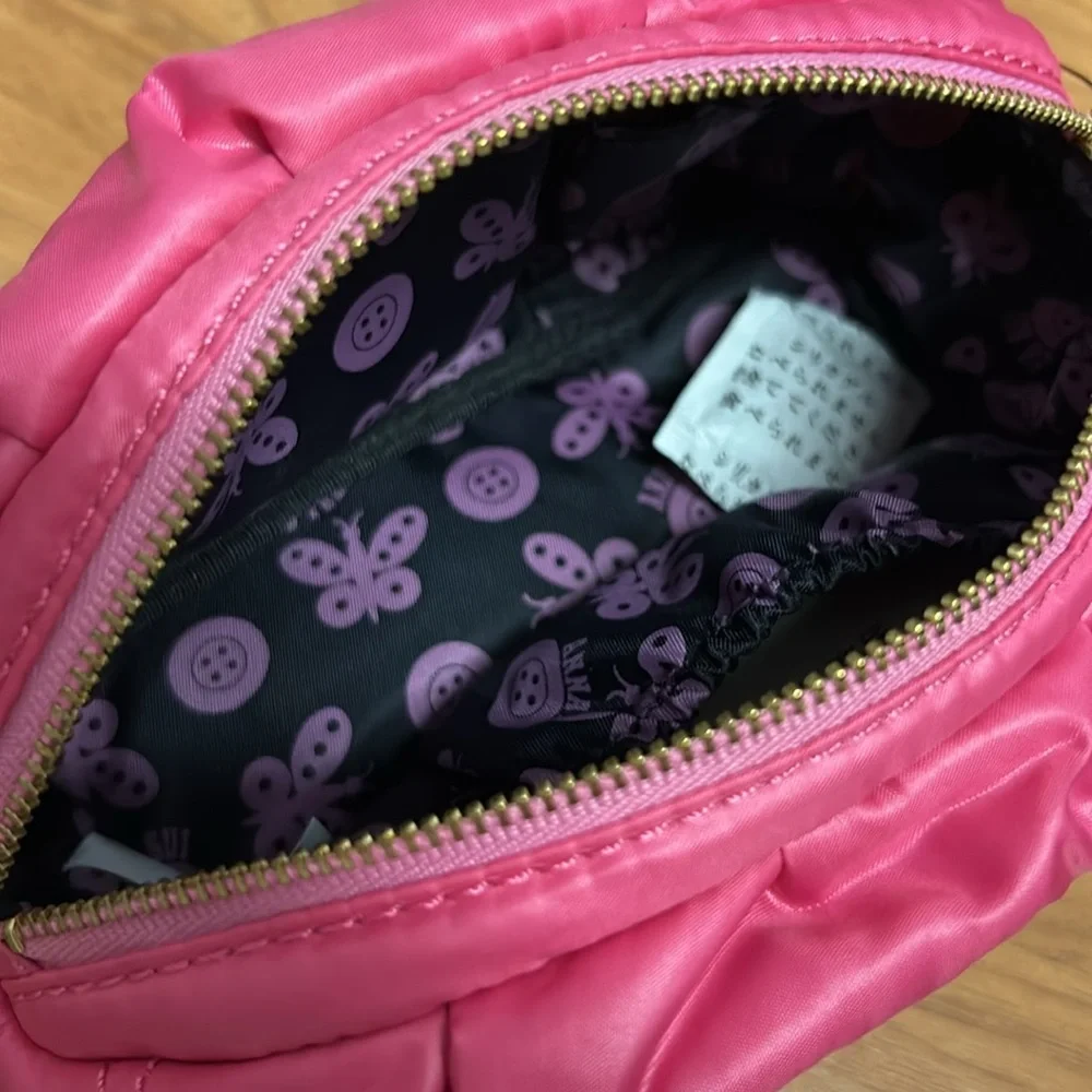 NWT Anna Sui Nylon Puff Pouch